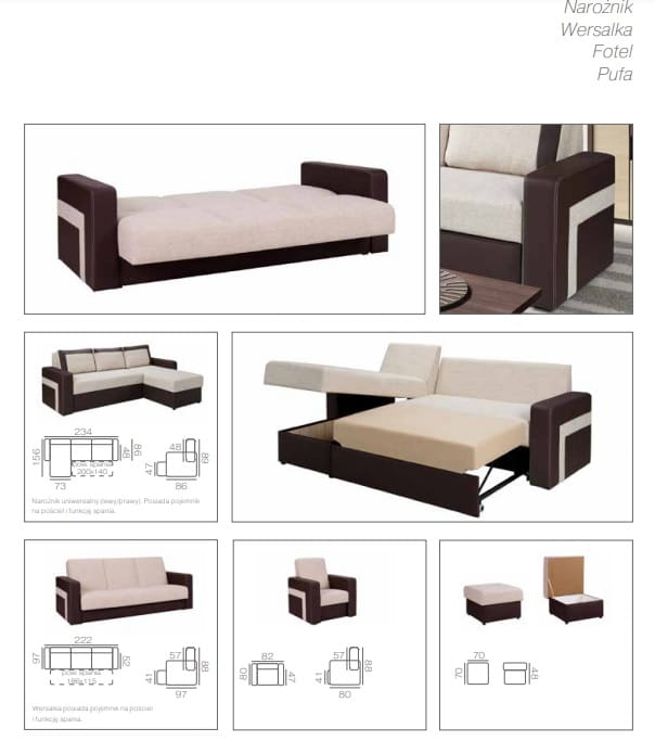 Kolekcja Kolder Do Salonu Pokoju Funkcja Spania