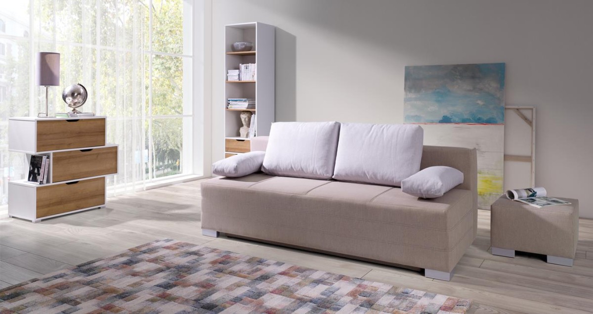 Sofa IWA Do Salonu Pokoju Funkcja Spania Pojemnik  Avellino 808 / Avellino 118