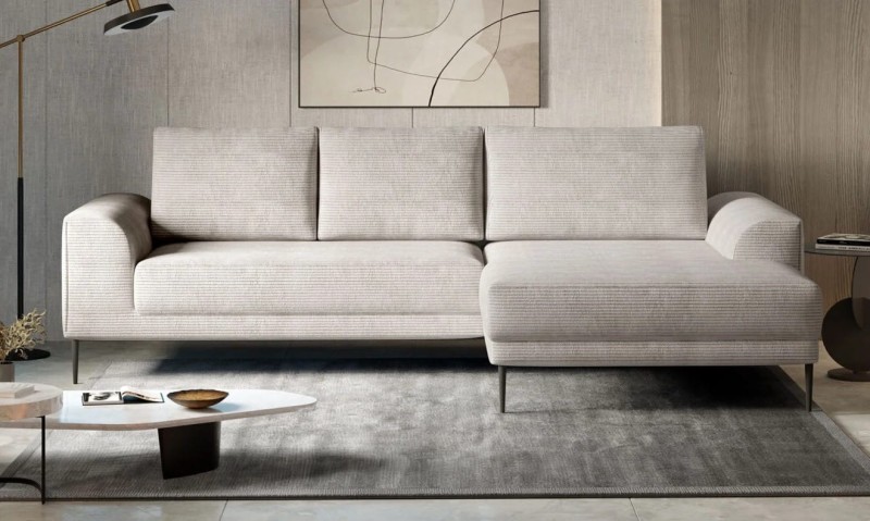 Narożnik Capitol PRAWY Tkanina Poso 100 Funkcja Spania Pojemnik Poduszki Sztruks .jpg