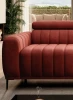 Sofa Gandi Tkanina Run Again 55 Nowość Stelaż Włoski Funkcja Spania Nowość Czerwona Do Salonu Pokoju Nowoczesna Regulowane Zagłówki Wersal Detale Boczek.webp