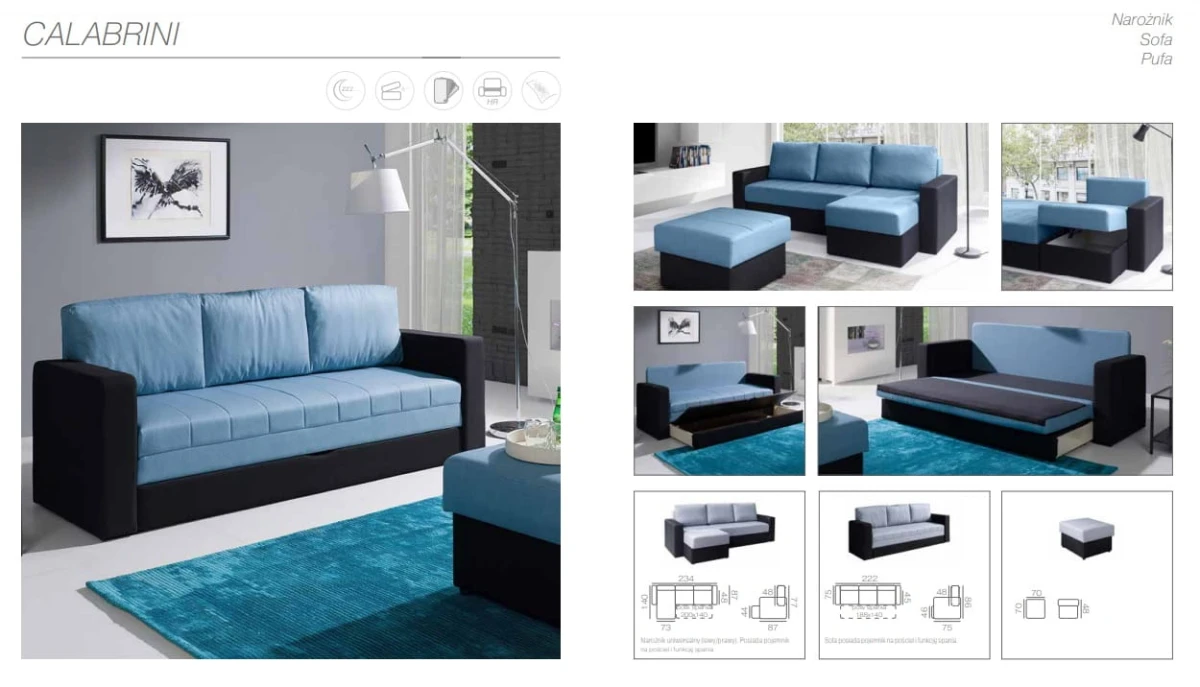 Kolekcja Calabrini Do Salonu Pokoju Funkcja Spania