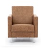 Fotel SOLVO A Do Salonu Pokoju Brązowy Manila Camel nóżki chrom_1.jpg