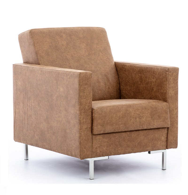 Fotel SOLVO A Do Salonu Pokoju Brązowy Manila Camel nóżki chrom_2.jpg