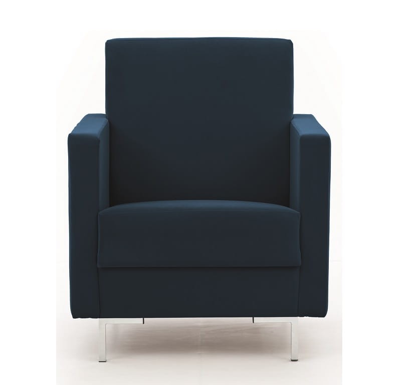 Fotel SOLVO A Do Salonu Pokoju Granatowy Modone 17038 Nóżki chrom_1.jpg