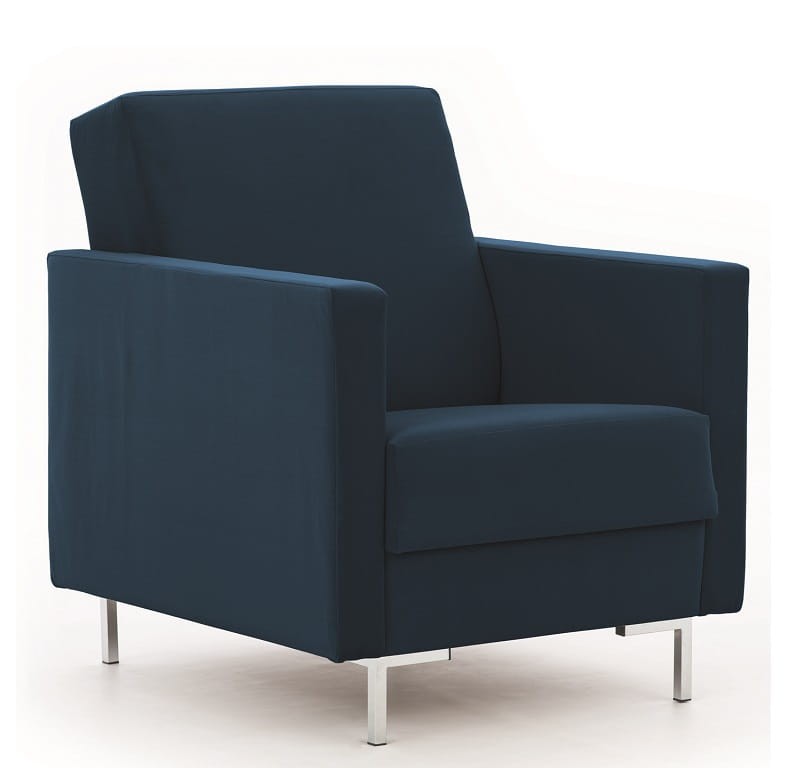 Fotel SOLVO A Do Salonu Pokoju Granatowy Modone 17038 Nóżki chrom_2.jpg