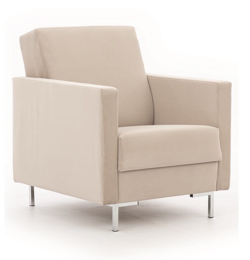 Fotel SOLVO A Do Salonu Pokoju Kremowy Modone 17031 Nóżki chrom_2.jpg