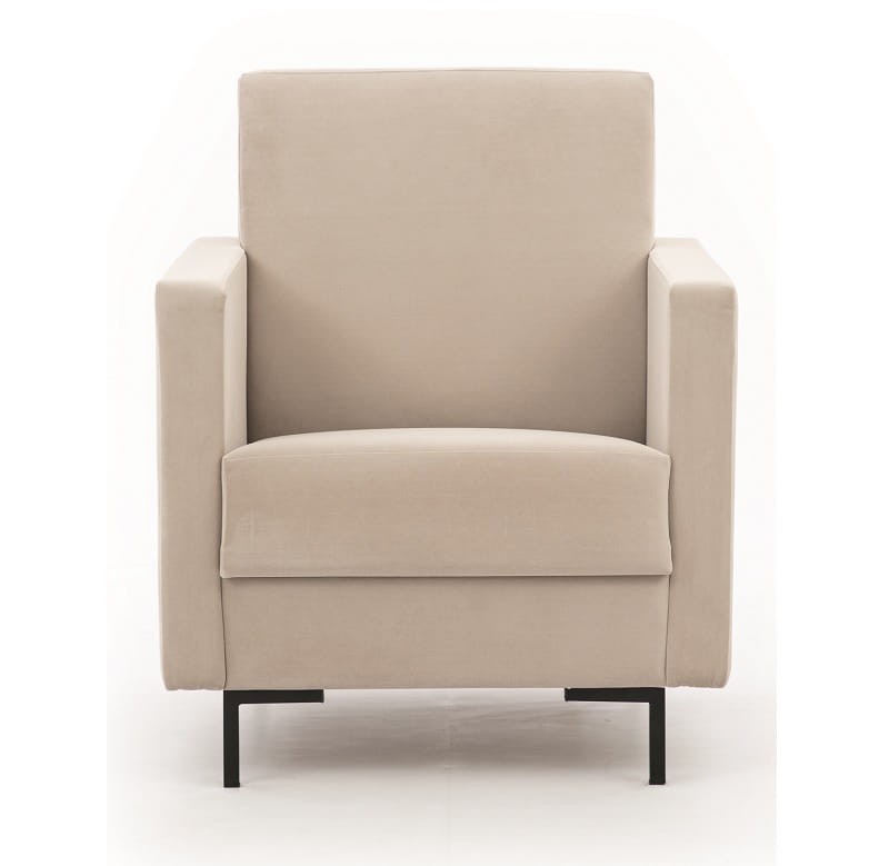 Fotel SOLVO A Do Salonu Pokoju Kremowy Modone 17031 Nóżki czarne_1.jpg