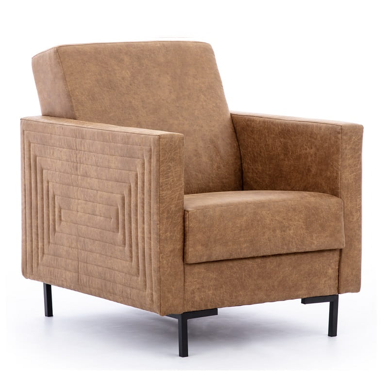 Fotel SOLVO B Do Salonu Pokoju Brązowy Manila camel nóżki czarne.jpg