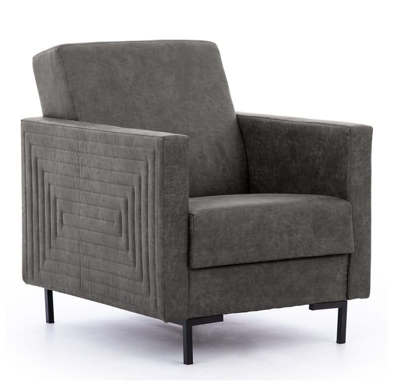 Fotel SOLVO B Do Salonu Pokoju Ciemny Szary Manila dark gray Nóżki czarne.jpg