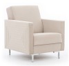 Fotel SOLVO B Do Salonu Pokoju Kremowy Modone 17031 nóżki chrom.jpg