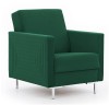 Fotel SOLVO B Do Salonu Pokoju Zielony Modone 17034 nóżki chrom.jpg