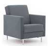 Fotel SOLVO B Do Salonu Pokoju Szary Modone 17046 nóżki chrom.jpg
