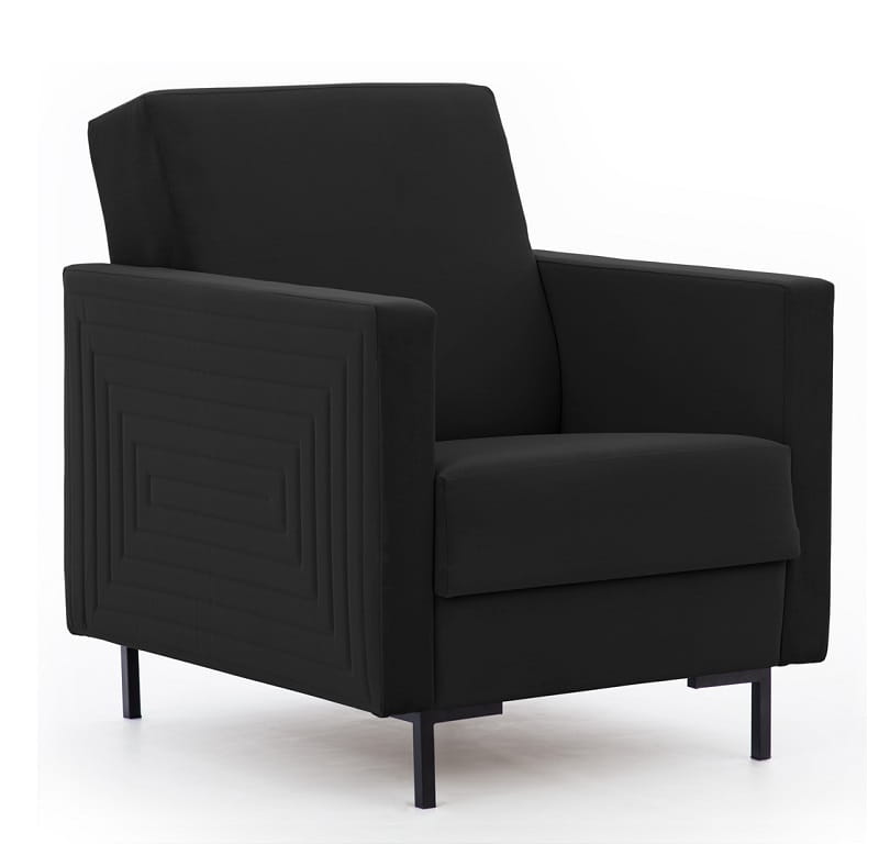 Fotel SOLVO B Do Salonu Pokoju Czarny Modone 17047 nózki czarne.jpg