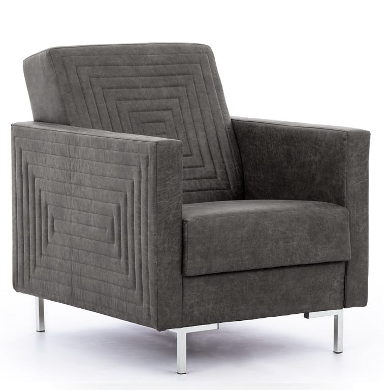 Fotel SOLVO C Do Salonu Pokoju Ciemny szary Manila dark gray nóżki chrom.jpg