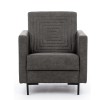 Fotel SOLVO C Do Salonu Pokoju Ciemny szary Manila dark gray nóżki czarne.jpg