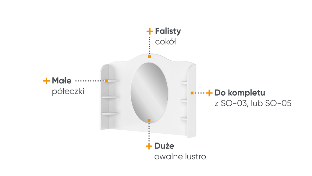 Pokój dzienny 1 STORY biały/dąb nash  Tradycyjna Do salonu Do pokoju młodzieżoweg