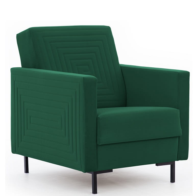 Fotel SOLVO C Do Salonu Pokoju Zielony Modone 17034 nóżki czarne.jpg