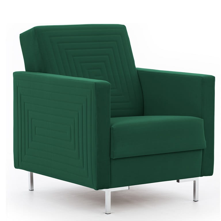 Fotel SOLVO C Do Salonu Pokoju Zielony Modone 17034 nóżki chrom.jpg