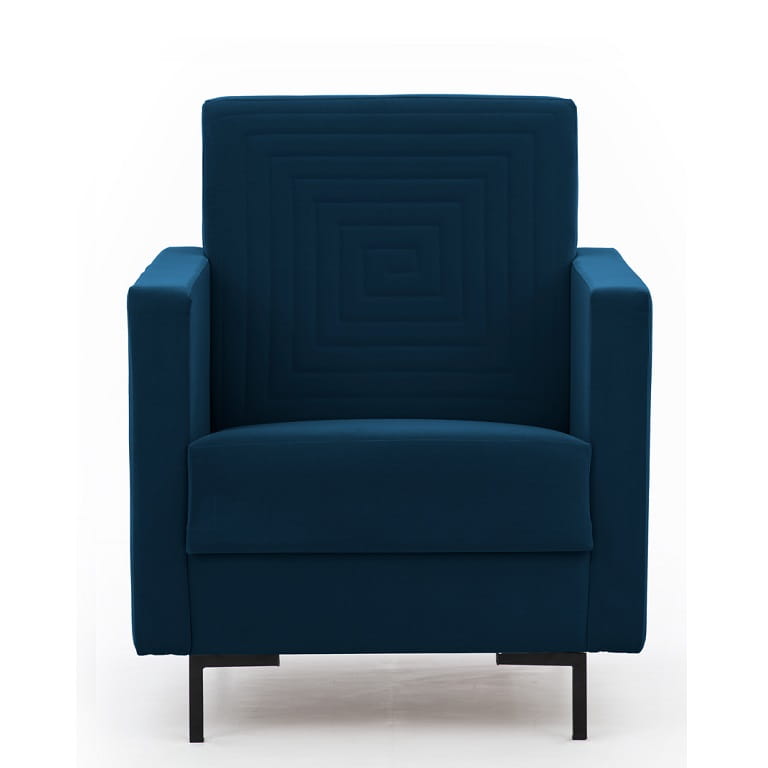 Fotel SOLVO C Do Salonu Pokoju Granatowy Modone 17038 nóżki czarne.jpg