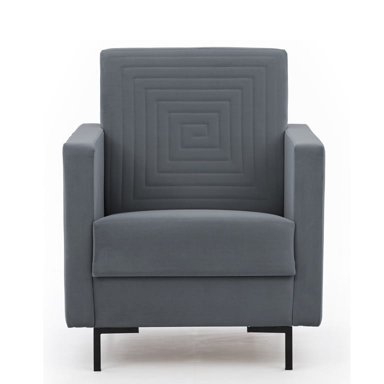 Fotel SOLVO C Do Salonu Pokoju Szary Modone 17046 nóżki czarne.jpg