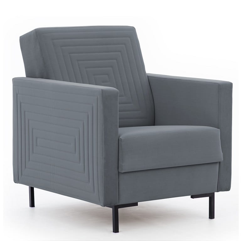 Fotel SOLVO C Do Salonu Pokoju Szary Modone 17046 nóżki czarne.jpg
