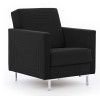 Fotel SOLVO C Do Salonu Pokoju Czarny Modone 17047 nóżki chrom.jpg
