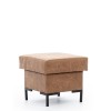 Pufa Solvo A Pojemnik Brązowa Manila Camel nóżki czarne.jpg
