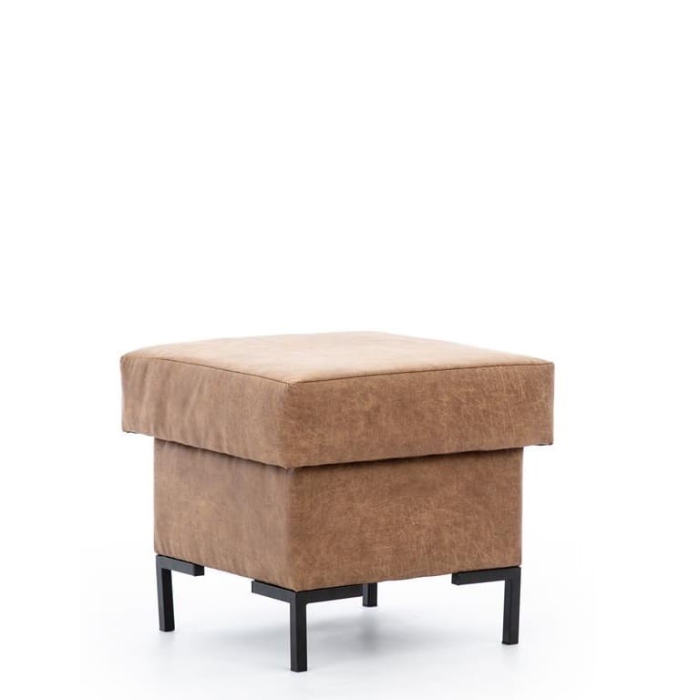 Pufa Solvo A Pojemnik Brązowa Manila Camel nóżki czarne.jpg