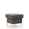 Pufa Solvo A ciemny szary Manila Dark Grey Nóżki chrom.jpg