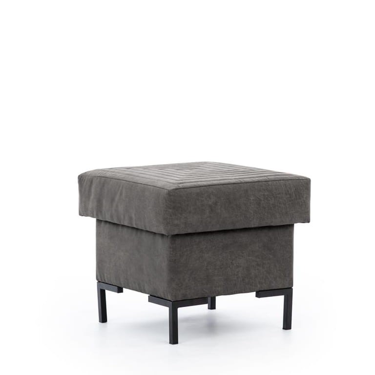 Pufa SOLVO B Do Salonu Pokoju Ciemny szary Manila dark grey nóżki czarne.jpg