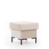 Pufa Solvo B Kremowa Modone 17031 Pojemnik Nóżki czarne.jpg