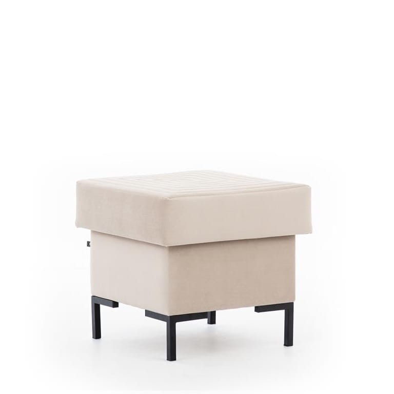 Pufa Solvo B Kremowa Modone 17031 Pojemnik Nóżki czarne.jpg