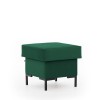 Pufa Solvo B Pojemnik Zielona Modone 17034 nóżki czarne.jpg