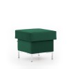 Pufa Solvo B Pojemnik Zielona Modone 17034 nóżki chrom.jpg