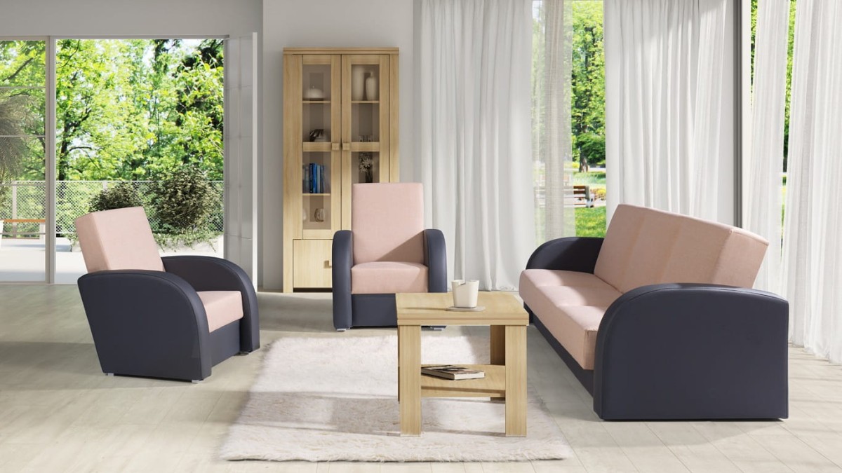 Fotel KWADRAT II Do Salonu Pokoju Wypoczynkowy Lux 24 / Soft 20 Aranżacja