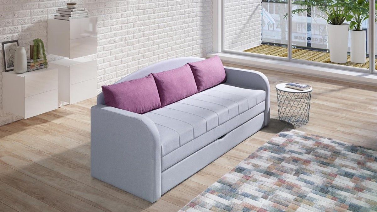Sofa TENUS II Do Salonu Pokoju Funkcja Spania Cashmere 17 / Cashmere 6