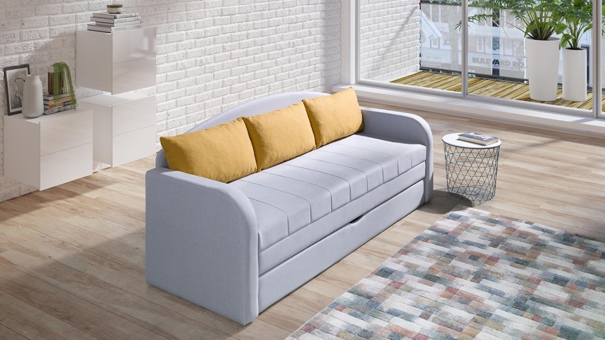 Sofa TENUS II Do Salonu Pokoju Funkcja Spania Cashmere 17 / Cashmere 14