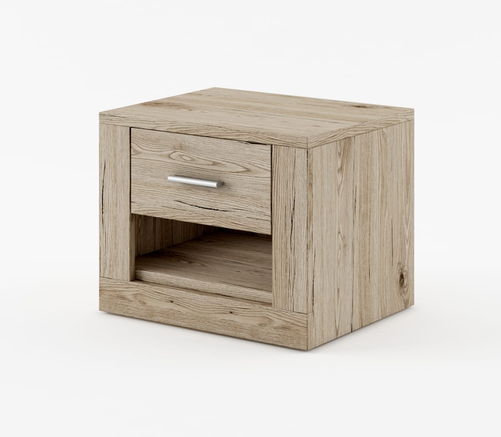 Szafka nocna IDEA szerokość 50 cm san remo jasny Tradycyjna Do Sypialni Przestronna