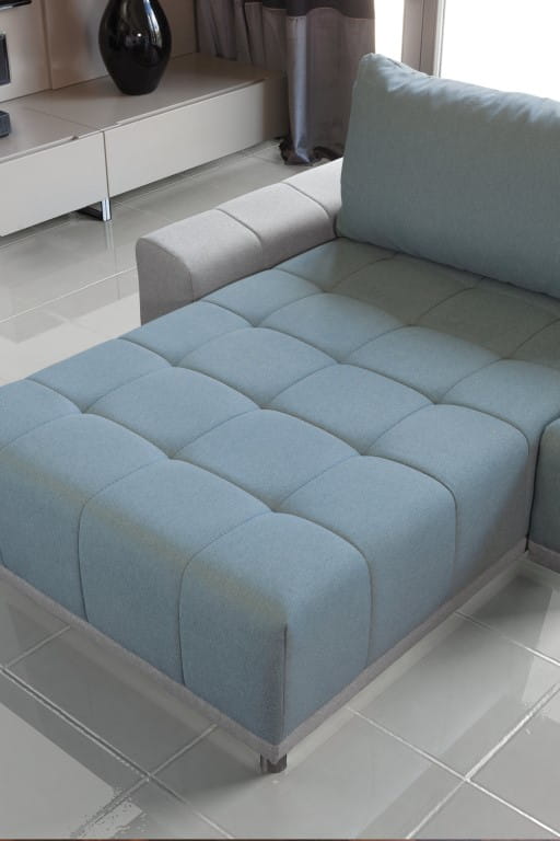 Narożnik SPOT Do Salonu Rozkładany Funkcja Spania Pikowane Siedzisko