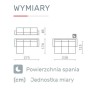 Narożnik SPOT Do Salonu Rozkładany Funkcja Spania Pikowany Wymiary