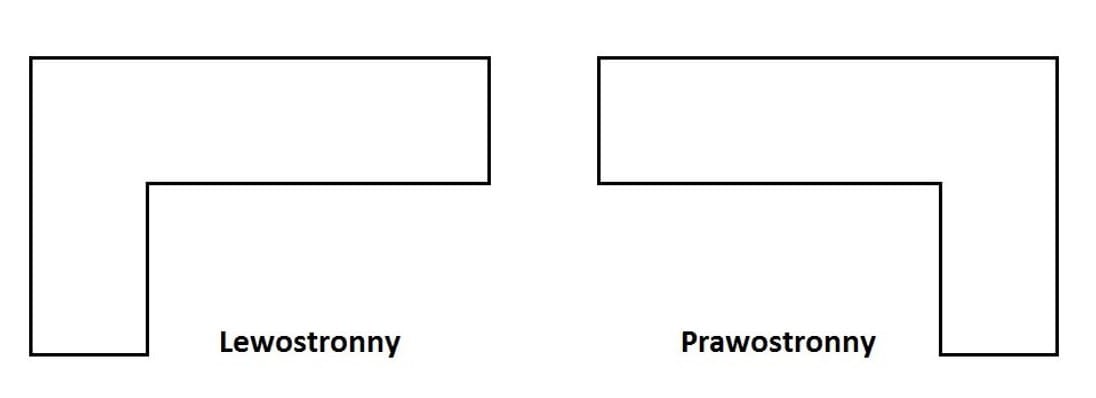 Narożnik MOON Do Salonu Funkcja Spania Regulowany Zagłówek Strony Narożnika