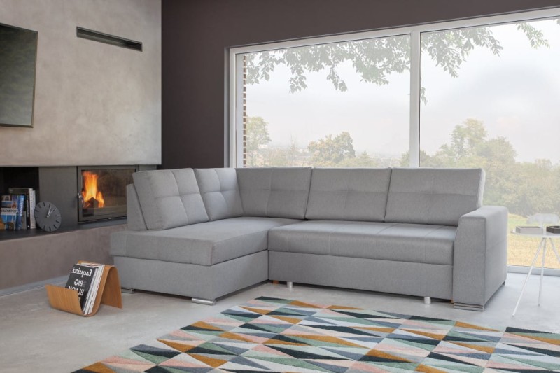 Narożnik STILO Do Salonu Funkcja Spania Rozkładany Puma Lewostronny