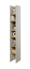 Regał TEEN FLEX szerokość 27 cm silk flou/hikora naturalna TF3SFH Nowoczesna Przestronny Pojemny Półki Książki