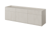 Szafka TEEN FLEX szerokość 150 cm silk flou TF8SF Nowoczesna Przestronny Pojemny Półki Książki