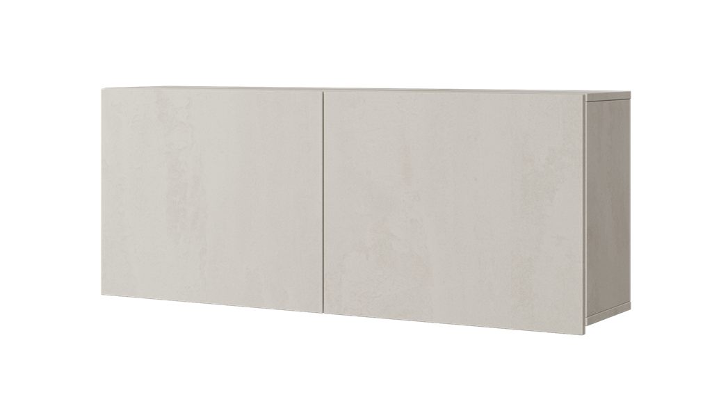 Szafka wisząca TEEN FLEX szerokość 110 cm silk flou TF10SF Nowoczesna Przestronny Pojemny Półki Książki