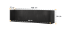 Półka wisząca TEEN FLEX szerokość 102 cm raw steel TF13RS Nowoczesna Wysoka jakość Książki