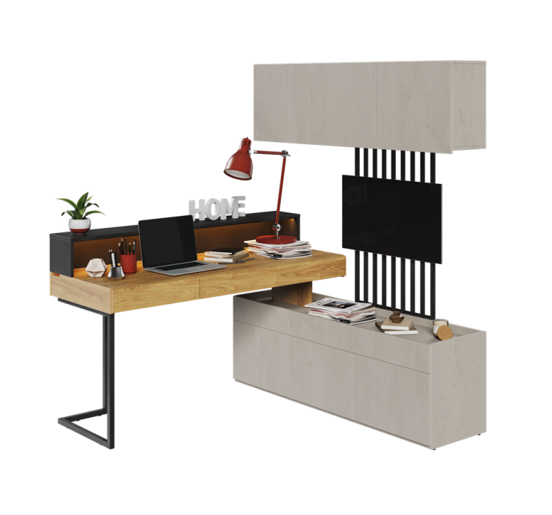 Zestaw mebli TFS4A TEEN FLEX TF 04 04 05 05 08 08 09 10 11 Nowoczesny Zestaw Komfort Meble Młodzieżowe Półki Książki