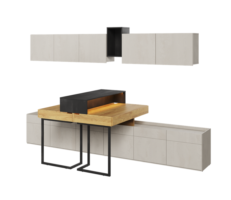 Zestaw mebli TFS4B TEEN FLEX TF 06 06 07 07 08 08 09 10 11 Nowoczesny Zestaw Komfort Meble Młodzieżowe Półki Książki