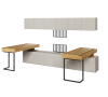Zestaw mebli TFS6A TEEN FLEX TF 04 04 08 08 09 09 14 Nowoczesny Zestaw Komfort Meble Młodzieżowe Półki Książki