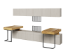 Zestaw mebli TFS6B TEEN FLEX TF 06 06 08 08 09 09 14 Nowoczesny Zestaw Komfort Meble Młodzieżowe Półki Książki